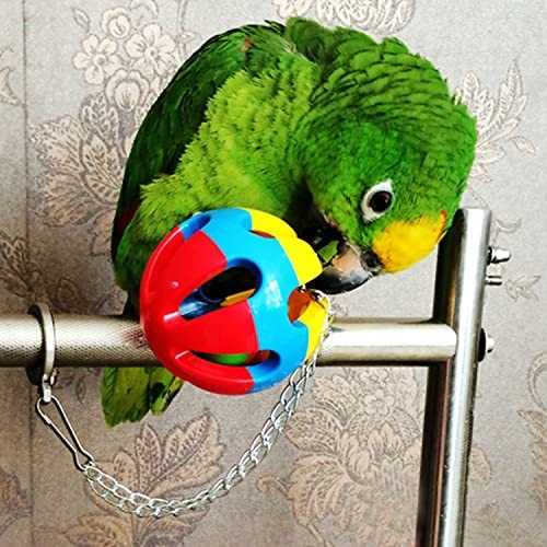 Love Birds Macaws Parrots Parrot Toys Birds Budgie Cage Toys Hammock Swing Hanging Bell and Chewing Toys for Bird Small Parakeets Cockatiels Finches 12Pcs