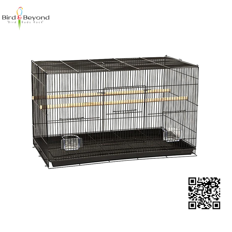 🦜 Bird Cage with Dual Gates – 23" Spacious Metal Cage for Finches, Parrots, Budgies & More - Image 5